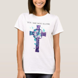 CAMISETA APOYO PARA LA CONCIENCIA SOBRE EL SUICIDIO PURPLE