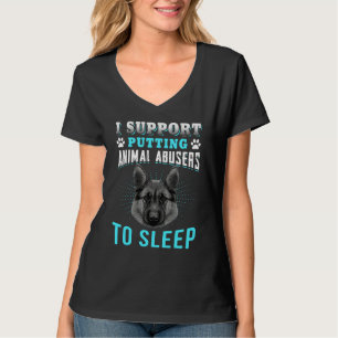 Camiseta Apoyo Poner A Los Abusadores De Animales En La Bea