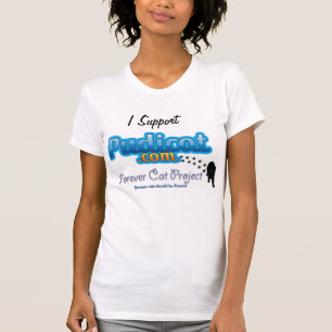 Camiseta Apoyo proyecto del gato de Pudicat.com para