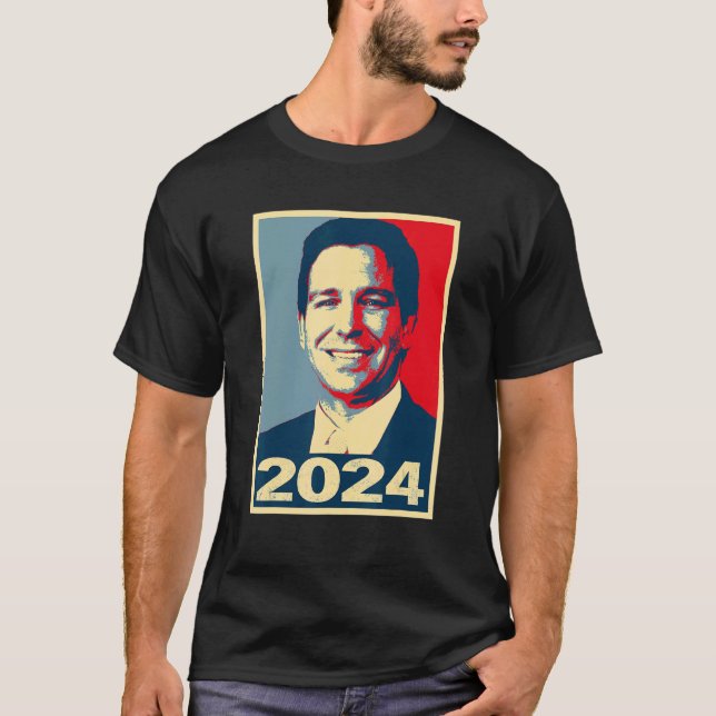 Camiseta Apoyo Ron Desantis 2024 Ron Desantis (Anverso)