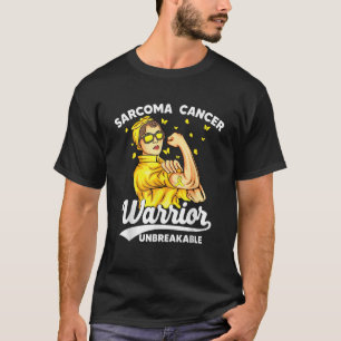 Camiseta apoyo Sarcoma Cáncer Guerrero del Sarcoma Sarcoma 