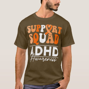 Camiseta Apoyo Squad Sunflower Hair Butterfly ADHD Awaren