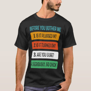 Camiseta Apoyo Técnico Saying Pun Para Mujeres