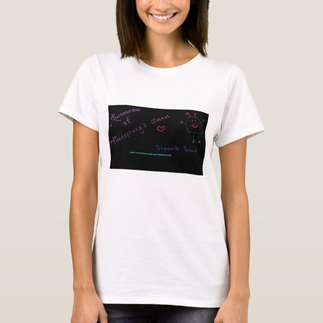 Camiseta Apoyo y sensibilización sobre la enfermedad de Hir (Anverso)