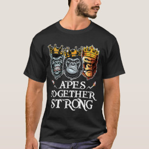 Camiseta Appa gráfico fuerte con material de guerra