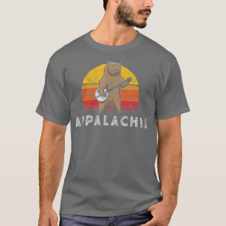 Camiseta Appalachia Bluegrass Banjo Bear Funny Retro 
