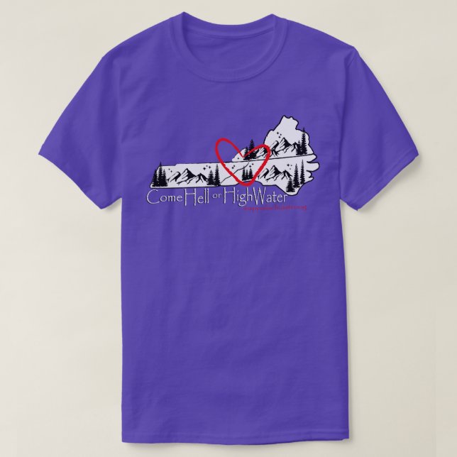 Camiseta Appalachia Strong Come Hell or High Water Long Sle (Diseño del anverso)