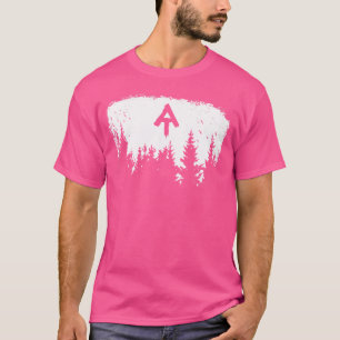 Camiseta Appalachian Blanco En Trail Pine Minimalista T