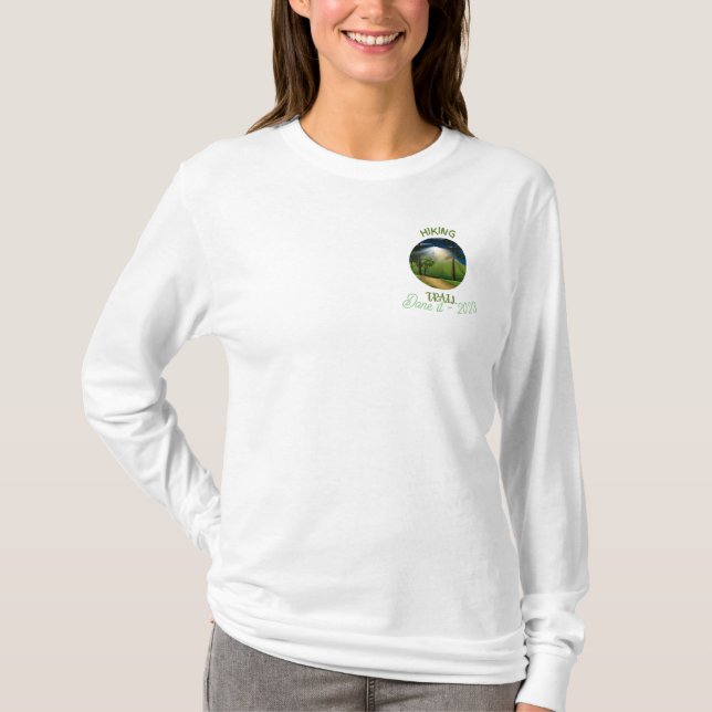 Camiseta Appalachian Trail Hiker White (Anverso)