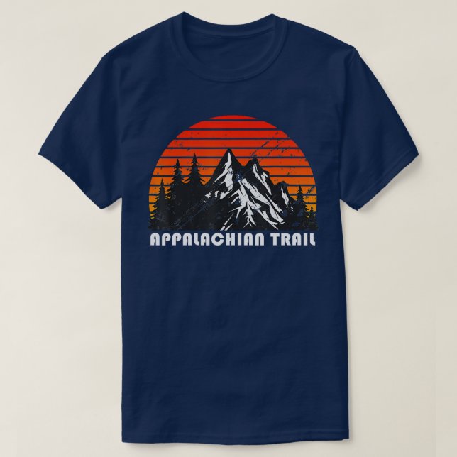 Camiseta Appalachian Trail Thru Hike Backpacking Hiking (Diseño del anverso)