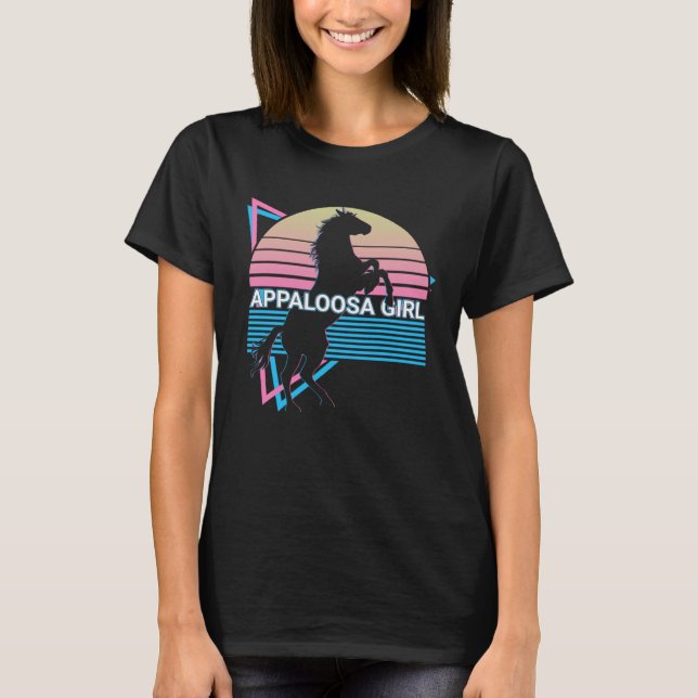 Camiseta Appaloosa Girl Retro (Anverso)