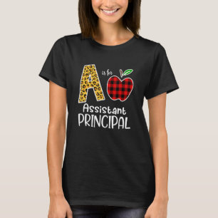 Camiseta Apple A Es Para El Director Auxiliar De Vuelta A L