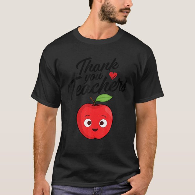 Camiseta Apple Agradece a los profesores su Motivación (Anverso)