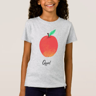Camiseta Apple Apple Apple Fruity Fun Food Art Holandés