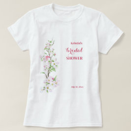 Camiseta Apple Blossom Full Personalizable Bridal Shower