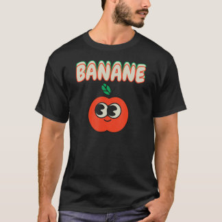 Camiseta Apple con primavera de plátano fiesta fruta vegana
