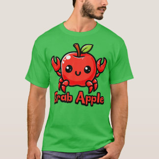 Camiseta Apple Cute Cute Alimentos Animales Pun