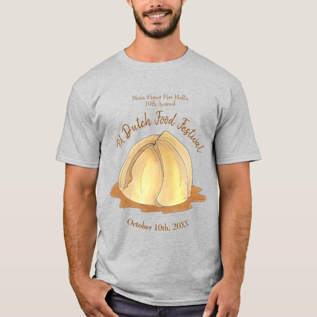 Camiseta Apple Dumplings Amish Pennsylvania PA Alimentos ho (Anverso)