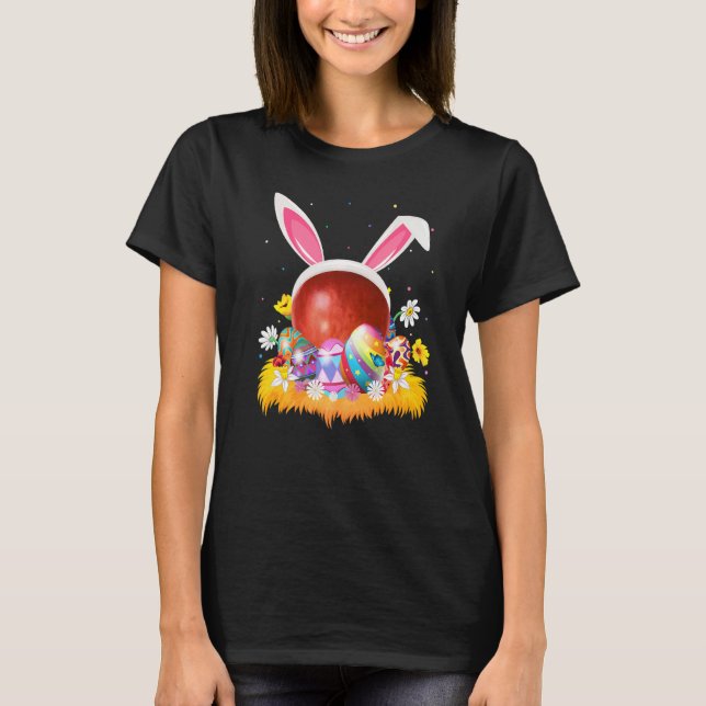 Camiseta Apple Fruit Easter Egy Funny Apple Easter Sunday (Anverso)