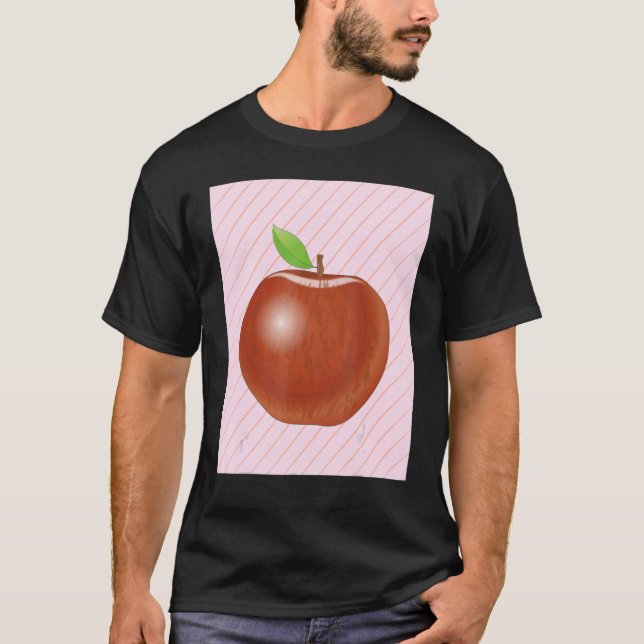 Camiseta Apple Fruit Food Vegan Vitamins Fruit Apple (Anverso)