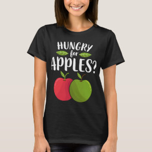 Camiseta Apple Hambre De Manzanas Funny Fruit Lover Vegan V