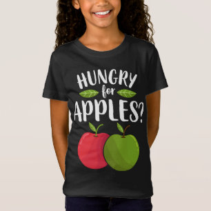 Camiseta Apple Hambre De Manzanas Funny Fruit Lover Vegan V