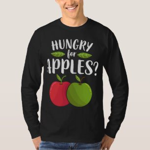 Camiseta Apple Hambre De Manzanas Funny Fruit Lover Vegan V