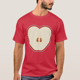 Camiseta Apple Lazy DIY Halloween disstume fruta divertida