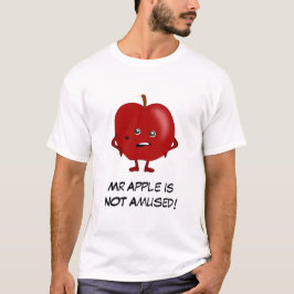 Camiseta Apple: Mala banda de fruta con lema de Personaliza