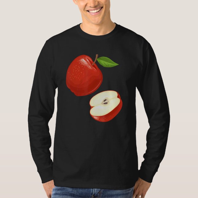 Camiseta Apple Motif Fruit Healit Fruit (Anverso)