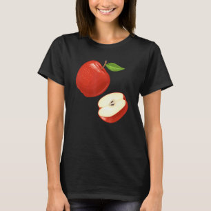 Camiseta Apple Motif Fruit Healit Fruit