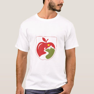 Camiseta Apple Mountain Hiking Adventure Logo