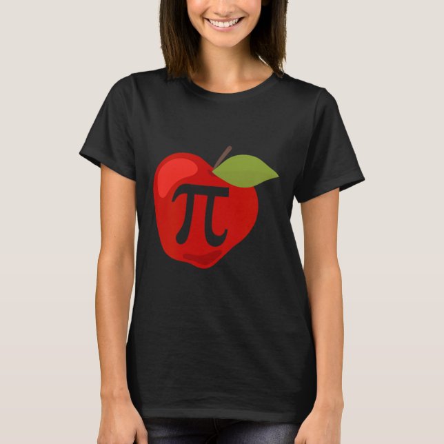 Camiseta Apple Pi Divertido profesor de matemáticas Día de  (Anverso)