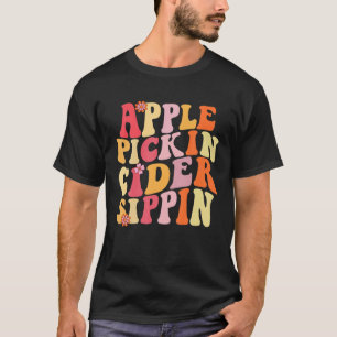 Camiseta Apple Pic de la temporada de cosecha de Sippin par