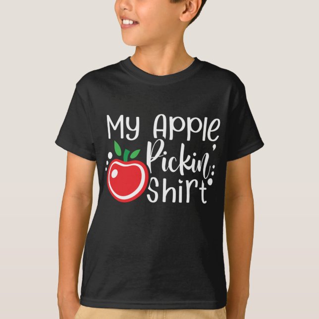 Camiseta Apple Picking Design Apple Picker Fall Fruit Lover (Anverso)