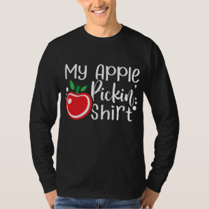 Camiseta Apple Picking Design Apple Picker Fall Fruit Lover