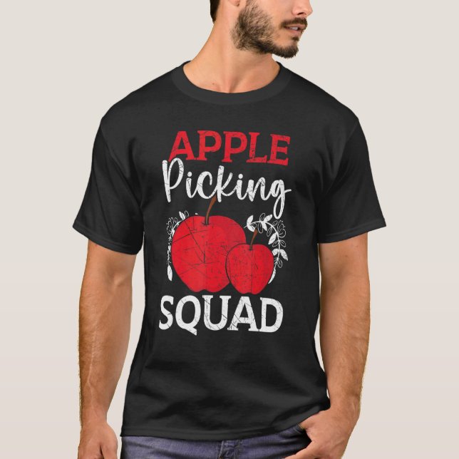 Camiseta Apple Picking Squad Apple Fruit Tree (Anverso)