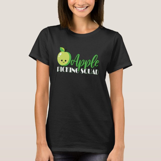 Camiseta Apple Picking Squad Funny Coincidencia de Picking  (Anverso)
