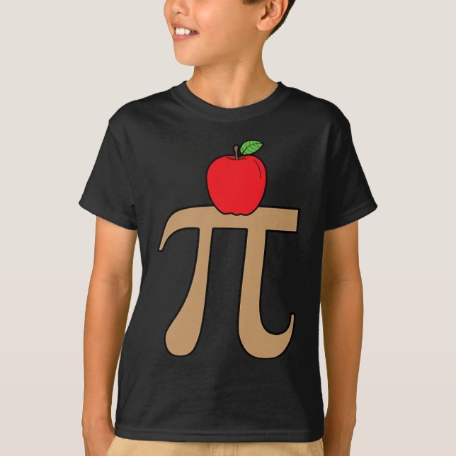 Camiseta Apple Pie Pi Math Pun (Anverso)