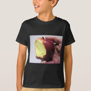 Camiseta Apple roja mordida