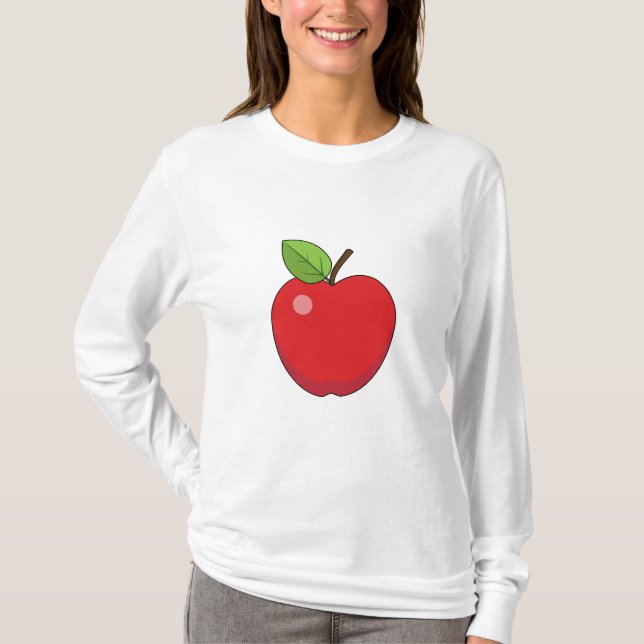 Camiseta Apple Rojo (Anverso)