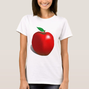 Camiseta Apple rojo