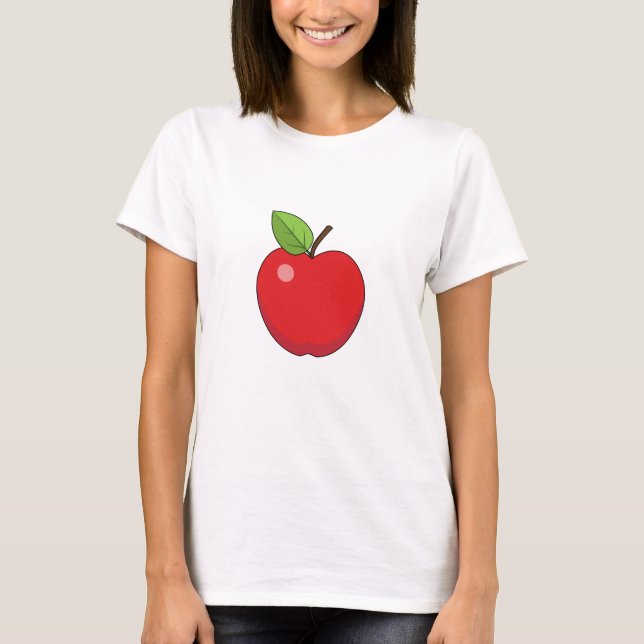 Camiseta Apple Rojo (Anverso)