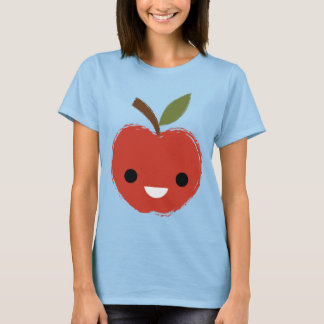 Camiseta Apple rojo feliz