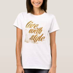 Camiseta Apple salvaje el vive con el estilo - cita