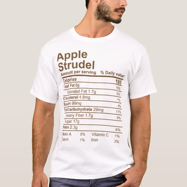 Camiseta Apple Strudel (Anverso)