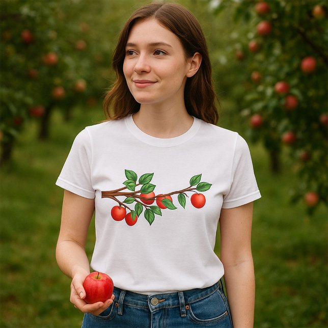 Camiseta Apple Tree Branch T-Shirt (Subido por el creador)