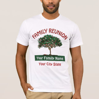 Camiseta Apple Tree para Reunión Familiar