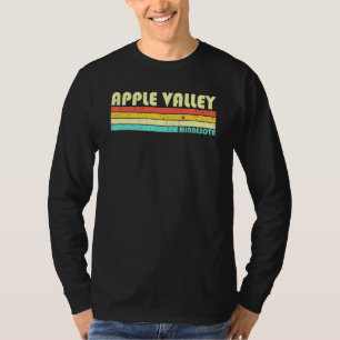 Camiseta Apple Valley Mn Minnesota City Home Roots Retro 80