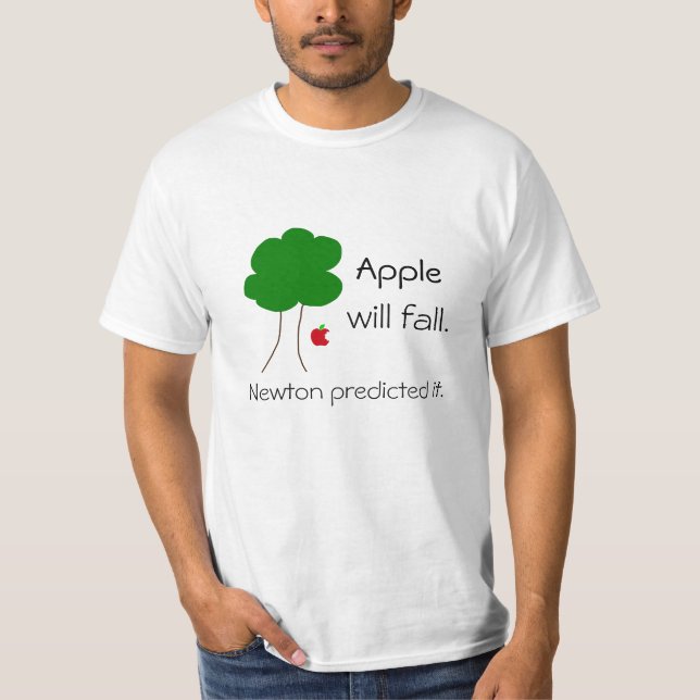 Camiseta Apple will fall… (Anverso)